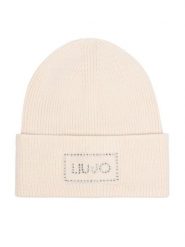 Liu Jo Czapka 2F6022 MA38S Kremowy. Białe czapki damskie Liu Jo, na zimę, bez wzorów, z poliesteru. Za 199.99 zł.