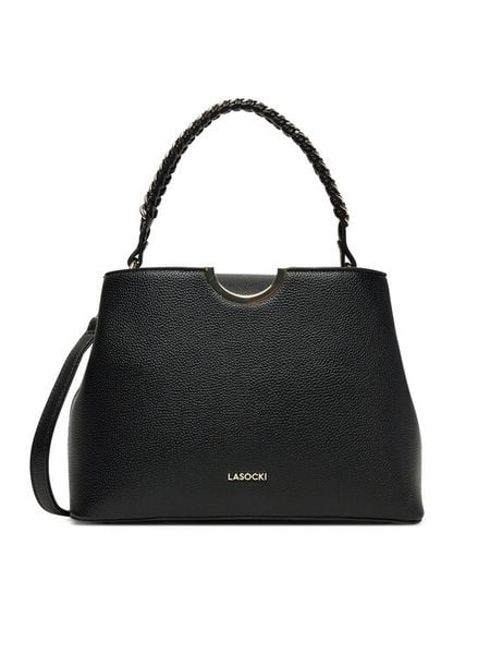 Lasocki Torebka C-LSK-M-004-08 Czarny. Czarne torebki klasyczne damskie Lasocki, z materiału, bez dodatków. Za 199.99 zł.