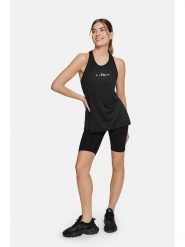Cardio Bunny Top sportowy "Heat" w kolorze czarnym rozmiar: M. Czarne koszulki sportowe damskie Cardio Bunny, m, bez wzorów, bez ramiączek, outdoorowe. Za 57.60 zł.