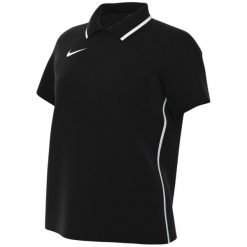 Koszulka damska Nike Dri-Fit Park 26 Polo. Czarne koszulki sportowe damskie Nike, bez wzorów, z poliesteru, bez ramiączek, dri-fit (nike). Za 89.99 zł.