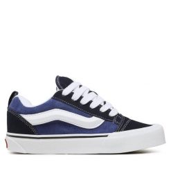 Tenisówki Vans. Niebieskie trampki damskie Vans, bez wzorów, bez zapięcia. Za 229.99 zł.