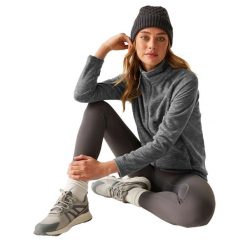 Bluza Polarowa Damska Pełen Suwak Mayse. Szare bluzy damskie Regatta, na zimę, l, bez wzorów, z elastanu, bez kaptura. Za 124.99 zł.