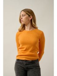 AUTHENTIC CASHMERE Kaszmirowy sweter "Ivy" w kolorze pomarańczowym rozmiar: XL. Pomarańczowe swetry klasyczne damskie AUTHENTIC CASHMERE, xl, z kaszmiru, bez kołnierzyka. Za 434.99 zł.