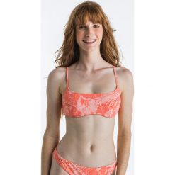 Góra kostiumu kąpielowego surfingowego damska Roxy Jungle. Czerwone bikini Roxy, bez wzorów, z elastanu. W wyprzedaży za 79.99 zł.