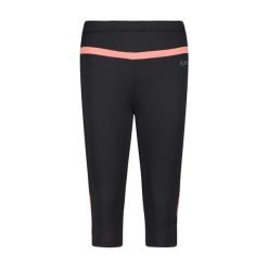 Damskie legginsy 3/4 CMP. Czarne legginsy damskie CMP, xs, bez wzorów, z materiału. Za 202.30 zł.
