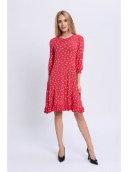Marks & Spencer Sukienka w kolorze czerwonym rozmiar: 44. Czerwone sukienki damskie Marks & Spencer, bez wzorów, bez ramiączek. Za 74.81 zł.