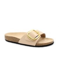 Kapcie Birkenstock Madrid Bb Damskie. Brązowe kapcie damskie Birkenstock, z materiału. Za 678.50 zł.
