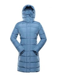 Alpine Pro Płaszcz pikowany "Edora" w kolorze błękitnym rozmiar: XXL. Niebieskie płaszcze damskie Alpine Pro, xxl, bez wzorów, bez kaptura. Za 228.38 zł.