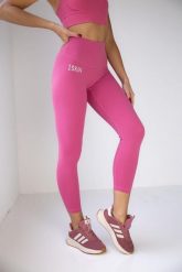 Legginsy z wysokim stanem Pilates różowe. Czerwone legginsy damskie 2SkIN, l, bez wzorów, z materiału. Za 159.00 zł.