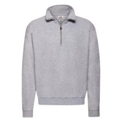 Bluza Rozpinana Unisex Dla Dorosłych Classic Heather. Szare bluzy damskie Fruit of the Loom, s, bez wzorów, z bawełny, z kapturem. Za 146.99 zł.