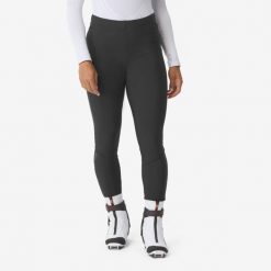 Legginsy do narciarstwa biegowego damskie Quechua XCS 100. Czarne legginsy damskie QUECHUA, l, bez wzorów, z dzianiny. Za 89.99 zł.