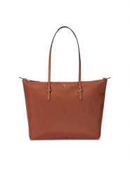 LAUREN RALPH LAUREN Torebka 431916737051 Brązowy. Brązowe shopper bag Lauren Ralph Lauren, z materiału, bez dodatków. Za 639.99 zł.