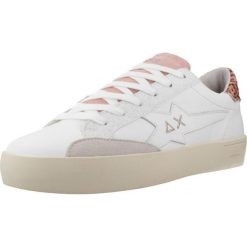 Buty SUN68 KATY LEATHER Biały. Białe obuwie trekkingowe damskie SUN68, ze skóry, bez zapięcia. Za 396.99 zł.