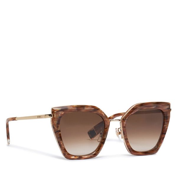 Okulary przeciwsłoneczne Furla. Brązowe okulary przeciwsłoneczne damskie Furla. Za 509.99 zł.