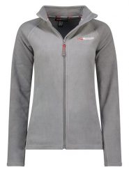 Geographical Norway Kurtka polarowa "Tug" w kolorze szarym rozmiar: M. Szare kurtki damskie Geographical Norway, m, bez wzorów, z polaru, bez kaptura. Za 65.54 zł.