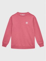 Adidas Bluza IC6141 Różowy Regular Fit. Czerwone bluzy dziewczęce Adidas, bez wzorów, z bawełny, bez ramiączek, bez kaptura. Za 169.99 zł.