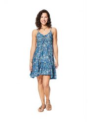 Ipanima Sukienka w kolorze granatowo-beżowym rozmiar: 34/36. Niebieskie sukienki damskie Ipanima, bez wzorów, bez ramiączek. Za 65.99 zł.