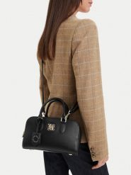 Nine West Torebka CEO- SATIN BLOOM-LDA9374 Czarny. Czarne kuferki damskie Nine West, ze skóry, bez dodatków. Za 229.99 zł.