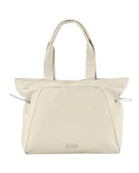 Torba shopper WINGS SOLENNE 14L pojemna BEIGE. Brązowe torby na laptopa Wings, bez wzorów, z materiału. Za 109.90 zł.