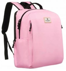 Plecak damski Peterson PTN 77707 różowy. Czerwone plecaki Peterson, bez wzorów. Za 67.99 zł.