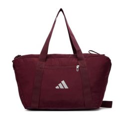 Torebka adidas. Czerwone shopper bag Adidas, bez dodatków. Za 149.99 zł.