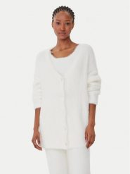 Guess Kardigan O5BR02 Z1282 Écru Relaxed Fit. Kardigany damskie Guess, xl, z aplikacjami, z syntetyku. Za 409.99 zł.