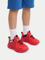 Spiderman Sneakersy CEO-BIC-SS26-111SPRMV Czerwony. Czerwone buty sportowe chłopięce SPIDERMAN, z materiału, bez zapięcia. Za 119.99 zł.