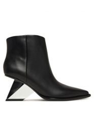 United Nude Botki Rockit Pull On Bootie 109470116 Czarny. Czarne botki damskie United Nude, ze skóry, bez obcasa, na słupku, bez zapięcia. Za 1,509.00 zł.