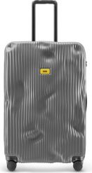 Walizka Stripe duża szara. Szare walizki Crash Baggage, bez wzorów, duże. Za 1,800.00 zł.