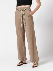 Rosner Spodnie w kolorze szarobrązowym rozmiar: W40/L32. Brązowe spodnie materiałowe damskie Rosner, bez wzorów, z materiału. Za 210.81 zł.