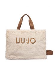 Liu Jo Torebka 2F6037 E0218 Beżowy jasny. Brązowe shopper bag Liu Jo, z materiału, bez dodatków. Za 469.99 zł.