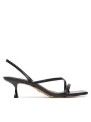 Aldo Sandały Ferra 13966759 Czarny. Czarne sandały damskie ALDO, bez wzorów, ze skóry, bez obcasa, na szpilce, bez zapięcia. Za 269.99 zł.