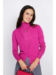 ASSUILI 2-częściowy zestaw w kolorze różowym rozmiar: 44. Różowe golfy damskie Assuili, bez wzorów, z kaszmiru, bez ramiączek. Za 210.81 zł.