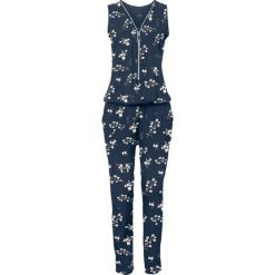 Kombinezon. Czarne kombinezony damskie bonprix, bez wzorów, eleganckie, bez kołnierzyka, bez ramiączek. Za 147.99 zł.