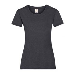 Koszulka Damska Valueweight. Szare bluzki damskie Fruit of the Loom, xs, bez wzorów, sportowe, bez kołnierzyka, bez ramiączek. Za 30.99 zł.