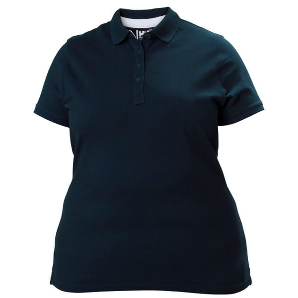 Damska koszulka polo Helly Hansen crew pique 2. Niebieskie koszulki damskie Helly Hansen, l, bez wzorów, bez kołnierzyka, bez ramiączek. Za 169.99 zł.