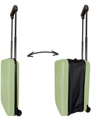 Joybos Walizka w kolorze jasnozielonym - 34 x 47,5 x 28 cm rozmiar: onesize. Zielone walizki Joybos, bez wzorów, z materiału. Za 227.31 zł.