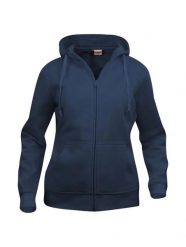 Clique Basic Hoody Full Zip Women – damska bluza z kapturem dark navy. Niebieskie bluzy damskie CLIQUE, xs, bez wzorów, z bawełny, z kapturem. Za 188.06 zł.