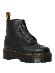 Dr. Martens Skórzane botki w kolorze czarnym rozmiar: 44. Czarne botki damskie Dr Martens, z okrągłym noskiem, bez obcasa, na platformie, bez zapięcia. Za 839.45 zł.