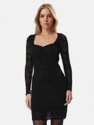Guess Sukienka koktajlowa W6BK54 K6389 Czarny Slim Fit. Czarne sukienki damskie Guess, z aplikacjami, z syntetyku, wizytowe, bez ramiączek. Za 445.99 zł.