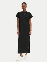 HUGO Sukienka codzienna Nalle_B 50540389 Czarny Regular Fit. Czarne sukienki damskie Hugo, bez wzorów, z bawełny, bez ramiączek. Za 399.99 zł.