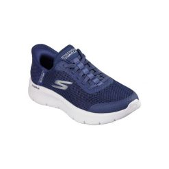 Buty SKECHERS GO WALK FLEX GRAND ENTRY Niebieski. Białe obuwie sportowe treningowe Skechers, trekkingowe, Skechers Sport. Za 349.99 zł.