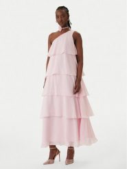 Vero Moda Sukienka koktajlowa Felicia 10348522 Różowy Regular Fit. Czerwone sukienki damskie Vero Moda, bez wzorów, z syntetyku, wizytowe, bez ramiączek. Za 359.99 zł.