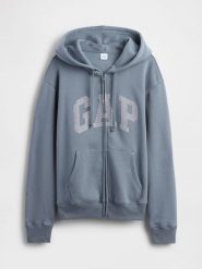 GAP Bluza w kolorze niebieskim rozmiar: XS. Niebieskie bluzy damskie GAP, xs, bez wzorów, bez kaptura. Za 108.74 zł.