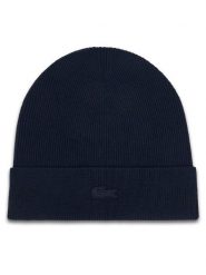 Lacoste Czapka RB5983 Granatowy. Niebieskie czapki damskie Lacoste, na zimę, bez wzorów, z wełny. Za 284.99 zł.