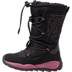 Geox ORIZONT ABX Śniegowce black. Czarne buty zimowe chłopięce Geox, z materiału. W wyprzedaży za 351.20 zł.