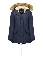 Canadian Peak Parka "Ampuri" w kolorze granatowym rozmiar: M. Niebieskie parki damskie Canadian Peak, m, bez kaptura. Za 300.08 zł.