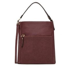 Torebka Lasocki. Czerwone torebki klasyczne damskie Lasocki, bez dodatków. Za 199.99 zł.