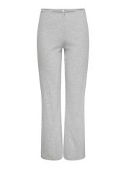 ONLY Spodnie w kolorze jasnoszarym rozmiar: L. Szare spodnie materiałowe damskie Only, bez wzorów, z bawełny. Za 82.99 zł.