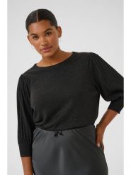 KAFFE curve Sweter w kolorze czarnym rozmiar: M. Czarne swetry klasyczne damskie KAFFE curve, m, bez kołnierzyka. Za 149.95 zł.